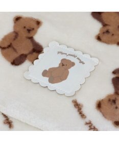 PET PARADISE ペットパラダイス くまちゃん 遠赤外線ボア 丸マット (70cm)  S