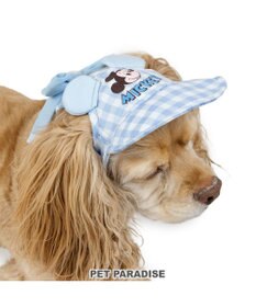 PET PARADISE ディズニー ミッキーマウス なかよし キャップ 《ブルー》 中型犬