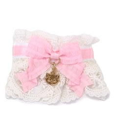 PET PARADISE ディズニー マリー 猫首輪  段リボン 小/中