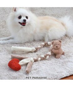PET PARADISE  ペットパラダイス ロープ 編みトイ くま