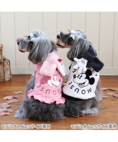 PET PARADISE ディズニー ミッキーマウス マフラー付き トレーナー 小型犬