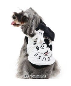 PET PARADISE ディズニー ミッキーマウス マフラー付き トレーナー 小型犬