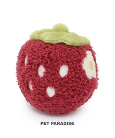 PET PARADISE ペットパラダイス ふわころトイ 《いちご  レッド》 小型犬