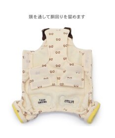 PET PARADISE ディズニー プルート 顔 オーバーオール  小型犬