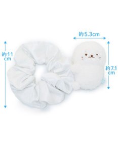 Mother garden しろたん マスコット付き シュシュ