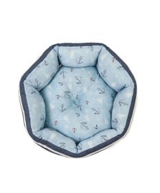 PET PARADISE ペットパラダイス クールカドラー 丸型《マリン柄》 超小型犬