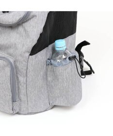 PET PARADISE J.PRESS マルチリュック グレー （M ）L ハグ＆キャリー 小型犬