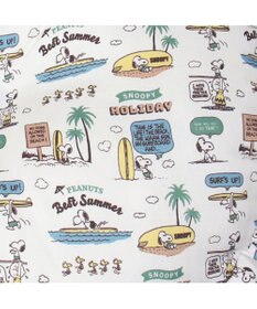 PET PARADISE スヌーピー サーフ柄 クール カドラーベッド LL（100×70cm）