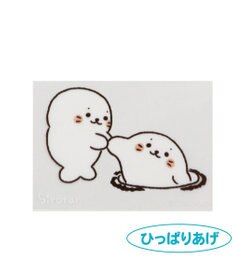 Mother garden しろたん ステッカー 5×7cm 3枚セット 《【A】しろたん柄 3枚セット》 《【B】しろたん＆らっこいぬ 3枚セット》