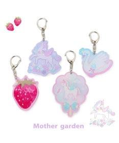 Mother garden マザーガーデン アクリルキーホルダー 《スワン》 単品