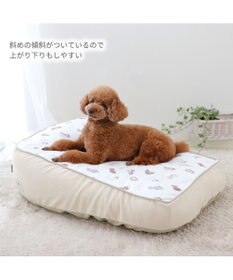 PET PARADISE ペットパラダイス makokoro 寝そべりベッド 《わんちゃん柄》