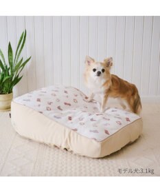 PET PARADISE ペットパラダイス makokoro 寝そべりベッド 《わんちゃん柄》