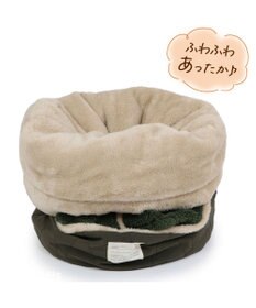 PET PARADISE ペットパラダイス 遠赤外線 寝袋  筒型《オニオン柄》 M