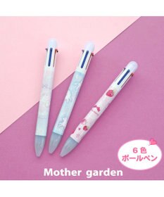 Mother garden マザーガーデン ユニコーン ６色ボールペン 《フラワー柄》