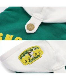 PET PARADISE スヌーピー おでかけ柄 パーカー  《グリーン》中型犬