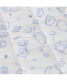 Mother garden しろたん 敷きパッド 100×200cm 《のんびりライフ柄》 シングルシーツ パイル生地