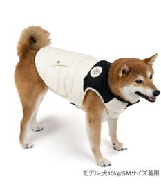 PET PARADISE J.PRESS バイカラーベスト 《ホワイト》 中型犬