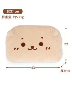 Mother garden しろたん らっこいぬ 顔まくら 29cm×43cm