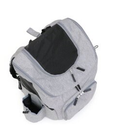 PET PARADISE J.PRESS マルチリュック グレー （M ）L ハグ＆キャリー 小型犬