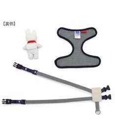 PET PARADISE リサとガスパール マスコット付きハーネス 《ハート柄》 ＳＳ