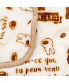 PET PARADISE リサとガスパール ブランケット 《カフェ柄》