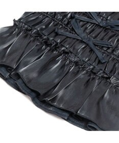 PET PARADISE cherircouture シャーリング キャミソール 《ブラック》 小型犬