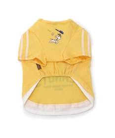 PET PARADISE スヌーピー Tシャツ 《ファインプレー柄》 黄色 中型犬 大型犬