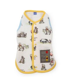 PET PARADISE ディズニー くまのプーさん ふわりとキルトベスト  手描き柄  超小型犬 小型犬