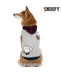 PET PARADISE スヌーピー おりこうトレーナー  グレー 中型犬 大型犬