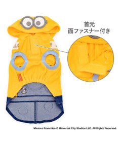 PET PARADISE ミニオン オーバーオール 風 ワッペン パーカー 小型犬