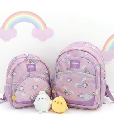 マザーガーデン MOLANG モラン リュックS 虹柄 キッズ リュック