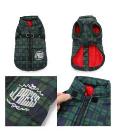 PET PARADISE J.PRESS アウター ハーネスベスト 《チェック柄》 小型犬