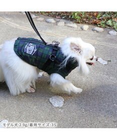 PET PARADISE J.PRESS アウター ハーネスベスト 《チェック柄》 小型犬