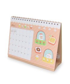 Mother garden しろたん 2024年 卓上カレンダー 《シロタン喫茶柄》