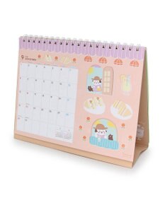 Mother garden しろたん 2024年 卓上カレンダー 《シロタン喫茶柄》