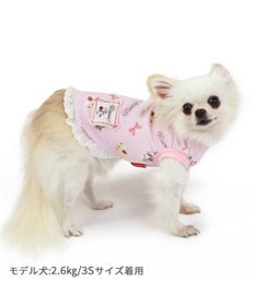 PET PARADISE ディズニー ミニーマウス  ペティヒート タンクトップ 苺 ケーキ柄 小型犬