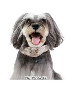 PET PARADISE 花柄 襟付首輪 おしゃれ 【S】 小型犬