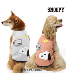 PET PARADISE スヌーピー ポーチ タンクトップ 《ピンク》【中型犬】 ピンク