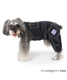 PET PARADISE Lee デニム オーバーオール 《ブラック》 小型犬