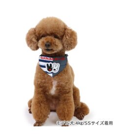 PET PARADISE リサとガスパール バンダナ付き 首輪 ＳＳ