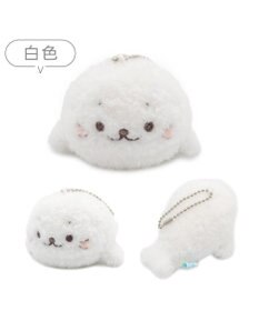 Mother garden しろたん ふわふわキーホルダー 《白》 単品