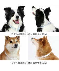 PET PARADISE クールリング 犬 クールネック ひんやり 28℃クールリング 【M】 リフレクター 水色 ベージュ 反射材付き