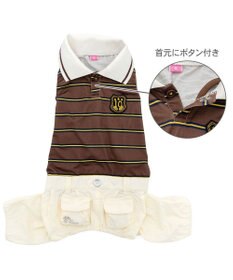 PET PARADISE ペットパラダイス ボーダー エコメイド パンツつなぎ 小型犬