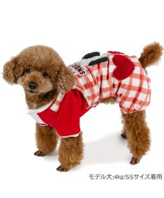 PET PARADISE スヌーピー ハートボア ロンパース  小型犬