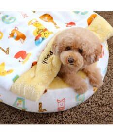 PET PARADISE ディズニー くまのプーさん 丸型寝袋 遠赤外線 《数字柄》 60cm