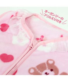 Mother garden マザーガーデン くまちゃん柄 ふわふわ あったか キッズ スリーパー  100cm~120cm / 120cm~140cm