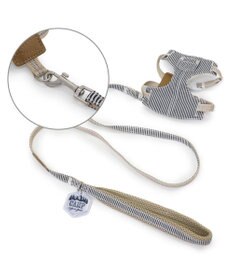 PET PARADISE ペットパラダイス ヒッコリー スリム ハーネス＆リード SS 小型犬