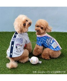 PET PARADISE スヌーピー ベースボール Tシャツ 《ブルー》 小型犬