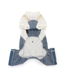 PET PARADISE ペットパラダイス パンツつなぎ 《ヒッコリー風》 小型犬