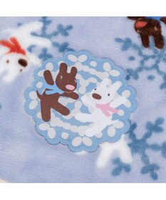 PET PARADISE リサとガスパール ボア ブランケット 《雪編み柄》